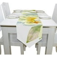 thumbnail image 4 of SKYSONIC Table Runner Water Lily Painting Washable Table Cloth Runner for Holiday Home Wedding Table Top Decoration 13x90 Inches, 4 of 5