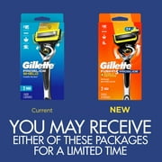 Gillette ProGlide Shield Mens Razor Handle + 2 Blade Refills, Silver