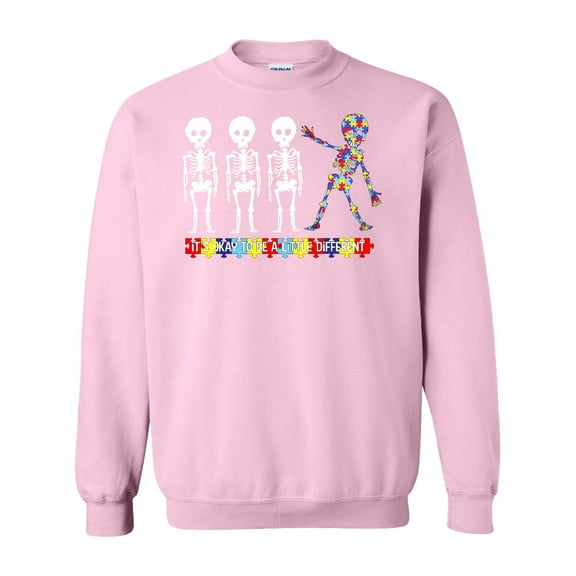 Inktastic It's Okay to Be a Little Different Autism Awareness Adult Sweatshirt