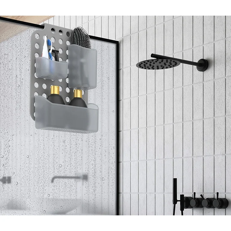  Nieifi Hanging Shower Caddy,4 Tier Adjustable Basket