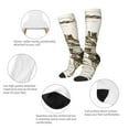 thumbnail image 5 of Fotbe Western Desert Cowboys 1 print Women's Men's Novelty Crew Socks Cotton Socks Knee High Socks for Walking,Running,Nurses,Pregnancy, 5 of 8
