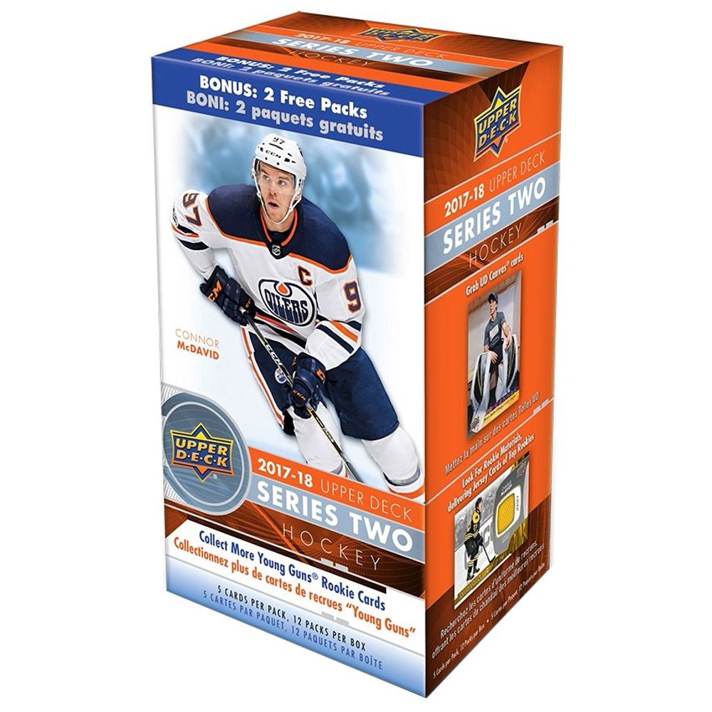 NHL 201718 Series Two Hockey Trading Card Blaster Box