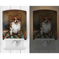 thumbnail image 2 of Caroline's Treasures MH1039CNL Cecilia Chihuahua Long Hair Ceramic Night Light, 6x4x3", multicolor, 2 of 2