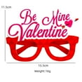 thumbnail image 3 of AJGRHE Valentine's Day Heart Shaped Novelty Glasses – Happy Valentine’s Day Eyewear Photo Booth Props Ornaments Favors Hot Pink1, 3 of 5