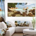 thumbnail image 1 of Tropical Rocky Beach Panorama, 1 of 3