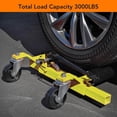 thumbnail image 4 of Wisykoke Car Wheel Dolly Set of 2 1500 LBS Capacity Car Dolly with Hydraulic Tire Jack for Vehicle Positioning for Truck RV Trailer, 4 of 6