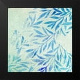thumbnail image 2 of Studio W 15x15 Black Modern Framed Museum Art Print Titled - Cerulean Foliage I, 2 of 5