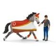 thumbnail image 4 of Schleich - Horse Club: Lakeside Mia's Vaulting Set Toy Figurine Playset , 18 Pcs, 4 of 6