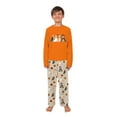 thumbnail image 5 of Family Matching Halloween Dog Themed Pajama Set, Festive Pumpkin and Puppy Pattern with Pet Outfit, 5 of 7