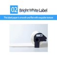 thumbnail image 5 of Aomya 2 Pack DK-2205 Brother Compatible Label Paper Roll 2-3/7"x100' Continuous White Labels with 2 Reusable Cartridges, 5 of 5