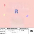 thumbnail image 1 of Pegatinas de tela bordadas con letras pequeñas, accesorios de ropa, parche para planchar ropa con letras en inglés de color rosa, 1 of 4