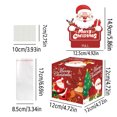 thumbnail image 3 of Colorful Santa Claus Money Box With Pull-Out Surprise, Christmas Themed Gift Container For Cash Or Small Items, Paperboard Construction With Adhesive Pads, Fun For Parties Or Stocking Stuf, 3 of 6