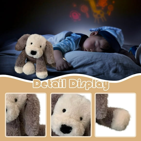 Jellycaten Dog Stuffed Animals, Mommy Labradoodle Plush Toy with Puppies, Big Stuffed Animals for Girls, Soft Cuddly Plushie for Imaginative Play, Animal Toys for Kids Ages