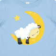 thumbnail image 4 of Inktastic Cute Sheep, Sleeping Sheep, Moon, Stars, Sleepy Boys or Girls Baby T-Shirt, 4 of 5