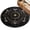 Black, variant on Whimsical Lunar Round Living Room Rugs 5 ft, Lunar Cycle Purple Butterfly Floral Quartzcrystals Black Washable Area Rug with Non-Slip Edge Binding Round Carpet for Entryway Kitchen Bedroom Bathroom