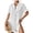 White, variant on Women Swimsuit Coverup Shirt Dress Button Down Bathing Suit Cover Up Sundresses Beachwear Summer Beach Dress Black