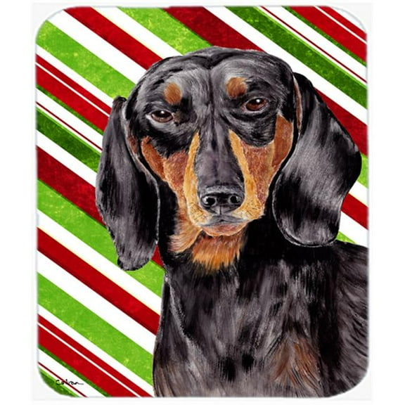 Carolines Treasures  Dachshund Candy Cane Holiday Christmas Mouse Pad