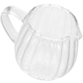 thumbnail image 4 of Transparente crema de vidrio mini jarra de café lanzador de leche jarra de vidrio para café (100 ml), 4 of 5