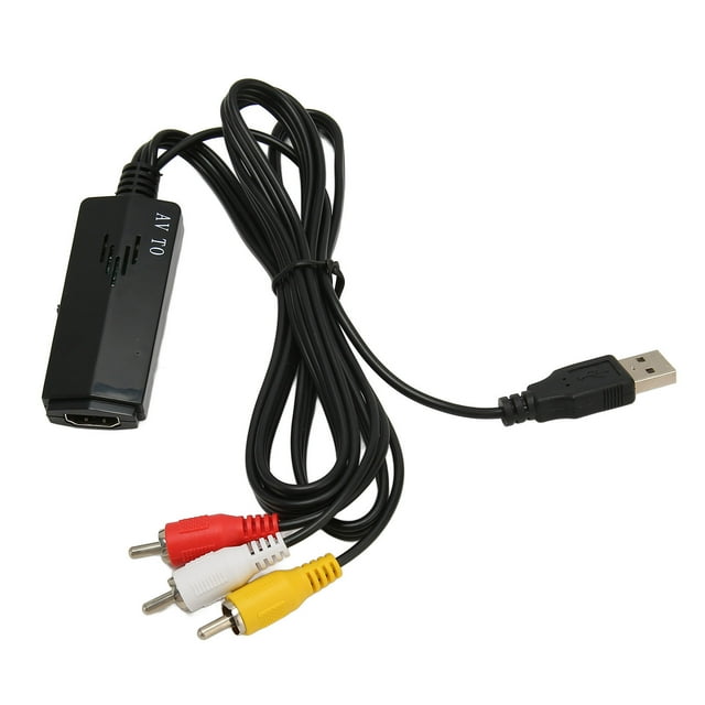 To HD Multimedia Interface Converter, Plug And Play AV To HD Multimedia Interface Adapter Professional Support 1080P For DVD For TV Box