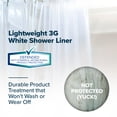 thumbnail image 2 of SlipX Solutions 70 in. x 72 in. Lightweight PEVA Shower Liner, White, 2 of 6