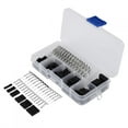 thumbnail image 4 of Candeon Kit de conectores-370pcs Kit de terminales de Carcasa de Conector de Pin de Puente de Cable y Pines de crimpado M/F, 4 of 11