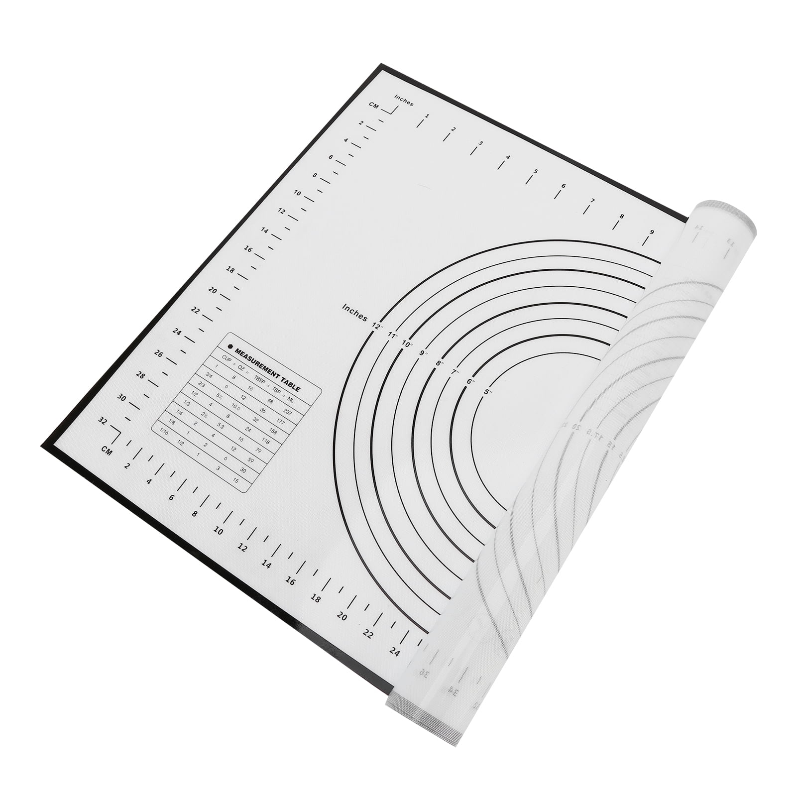 Pastry Mat, Food Grade Silicone Rolling Mat With Scale For Cake Shop