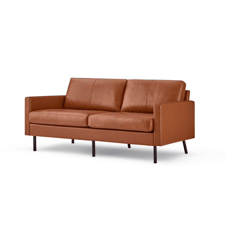 Cognac loveseat cheap