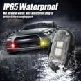 thumbnail image 3 of SharkTRUE High-Brightness, Multifunctional Waterproof RGB 8-Color LED Light with USB Charging for Drones, Motorcycles, and More, 3 of 8