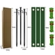 thumbnail image 3 of Kits de estacas para árboles de alta resistencia, estacas para árboles jóvenes enderezados, soportes para árboles de jardín para inclinar árboles al aire libre, 3 correas para árboles, 3 estacas de, 3 of 5
