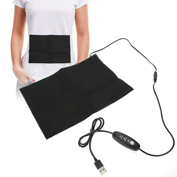 Tebru Heating Pad, Belly Warming Pad,Electric USB Charging Cloth Heater