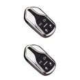 thumbnail image 4 of Speravity Car Key Case FOB Holder Reemplazo para Quattroporte Levante Smart Key Case Cover Car Styling Plata 2piezas, 4 of 6