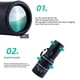thumbnail image 3 of 2PCS 2000X25 HD Zoom Binoculars and single-tube telescope 16X52, 3 of 5