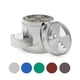 thumbnail image 2 of Hierba gruesa sal de hojas de sal de sal, grinder 4 capas, vanilla, trituradora, molino de especias, herramienta de filtro de molienda con bandeja de recolección de plata, plata. Inevent HA011039-01, 2 of 7