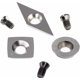 thumbnail image 1 of 3 piezas de insertos de corte de carburo de tungsteno para herramientas de torneado de carpintería (incluye cuadrado de 11 mm con radio, torno de 12 mm, diamante de 28 x 10 mm con punta), 1 of 5
