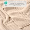 thumbnail image 3 of Great Bay Home Quick Dry Ribbed 2-Pack Extra Large Bath Sheet Set, 35” x 68”, Dune, 3 of 6