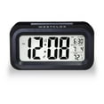 thumbnail image 2 of Westclox Black Digital Alarm Clock with Day/Date Display and LED Backlight- Battery Operated, 2 of 5