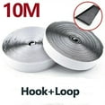 thumbnail image 1 of 25M Magic Sticker Scraping Tape Self-adhesive Hook and Loop Super Strong Double-sided Adhesive Sticker Strong Hook and Loop 50mm Black 10M 30mm Wide, 1 of 6