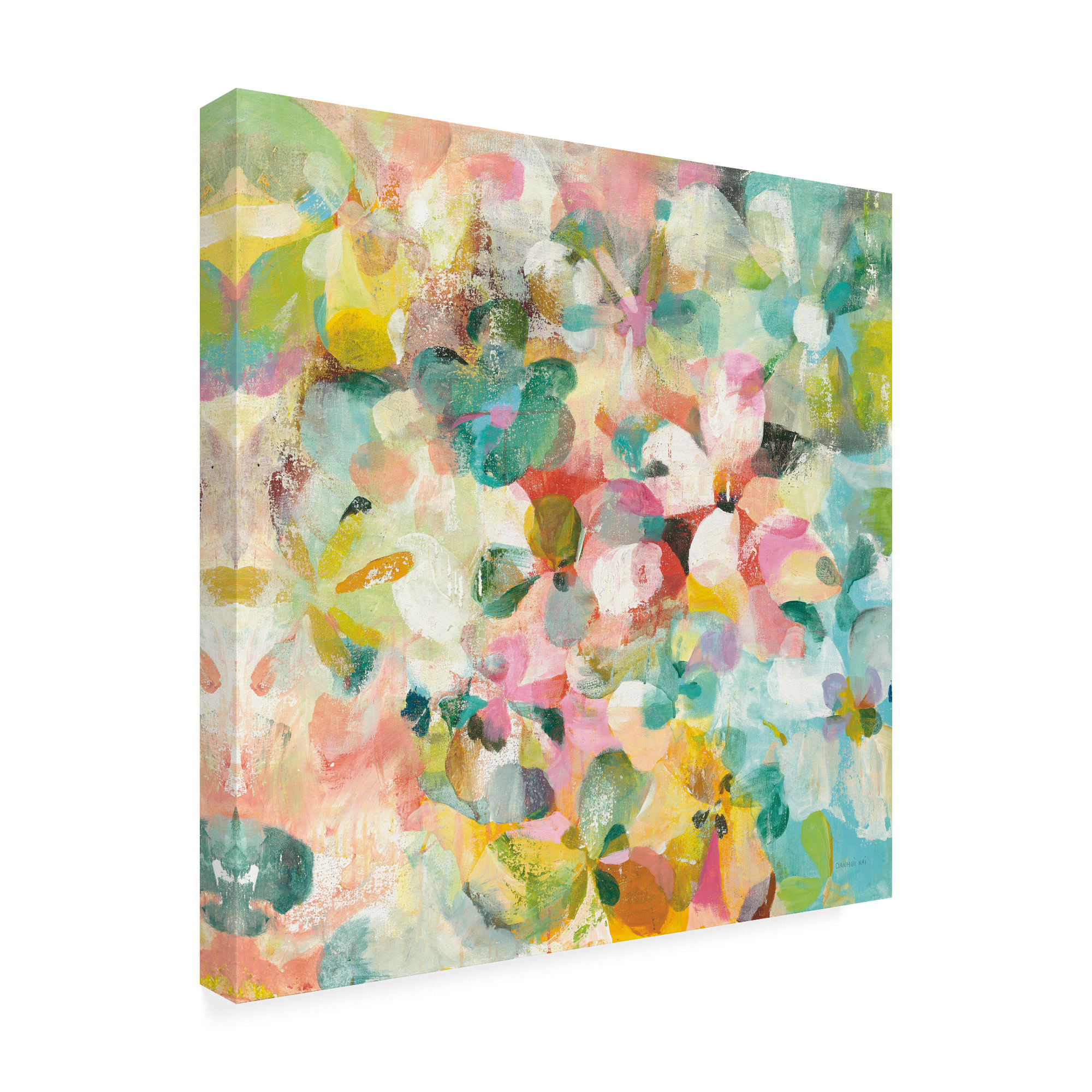 Trademark Fine Art 'Happy Garden' Canvas Art by Danhui Nai
