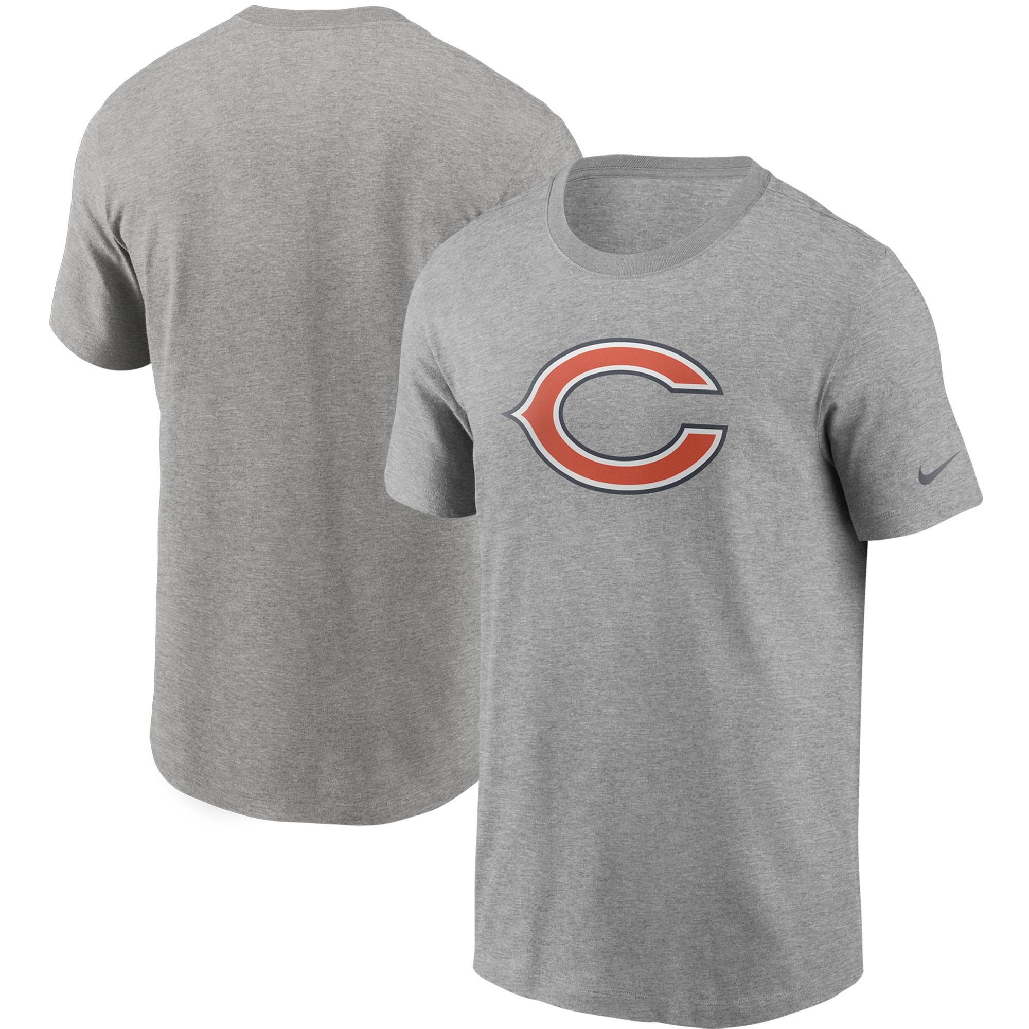 Chicago Bears Nike Primary Logo T-Shirt - Heathered Gray - Walmart.com ...