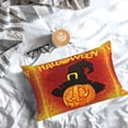 thumbnail image 5 of Honeii Halloween Pumpkin Print Pillow Cases,Plush Throw Pillow Covers,Decorative Pillowcase for Sofa, Couch, Living Room-20"x30", 5 of 6