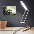 thumbnail image 2 of Lámpara de escritorio LED plegable - Luz de mesa USB portátil plegable con 3 configuraciones de brillo - Para el hogar, lectura, estudio, trabajo, viajes - Oro rosa, 2 of 5