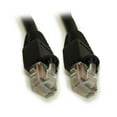thumbnail image 2 of 25ft Cat6 Ethernet RJ45 Patch Cable, Stranded, Snagless Booted, BLACK, 2 of 2