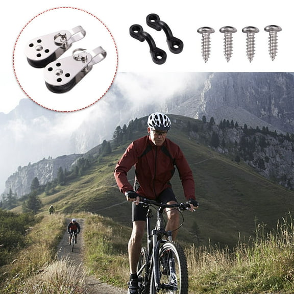 Worgeous Rope Storage Kayak Pulley Set with Buckle Stainless Steel 1 Set
