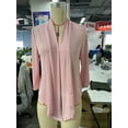 thumbnail image 7 of HA-EMORE Women's Casual Lightweight Open Front Cardigans Sheer Draped 3/4 Sleeve Cardigan, 7 of 7