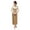 Golden M, variant on Women Summer Cheongsam Stand Collar Floral Print Hollow Out Split Hem Sleeveless Qipao Slim Fit Retro Chinese Style Mid-calf Length Wedding Party Cocktail Dress