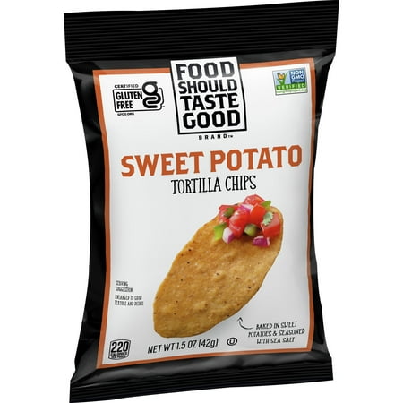 Food Should Taste Good Sweet Potato, Gluten Free, Tortilla Chips, 1.5 oz