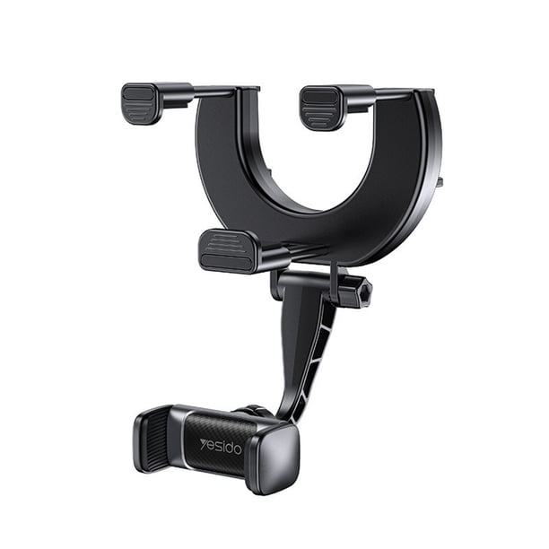 Pisexur Electrónica para Hombres Espejo Retrovisor Teléfono para Auto Soporte de Teléfono para Auto Espejo Retrovisor Giratorio 360° Soporte de Teléfono para Auto Teléfono para Todos los Smartphones