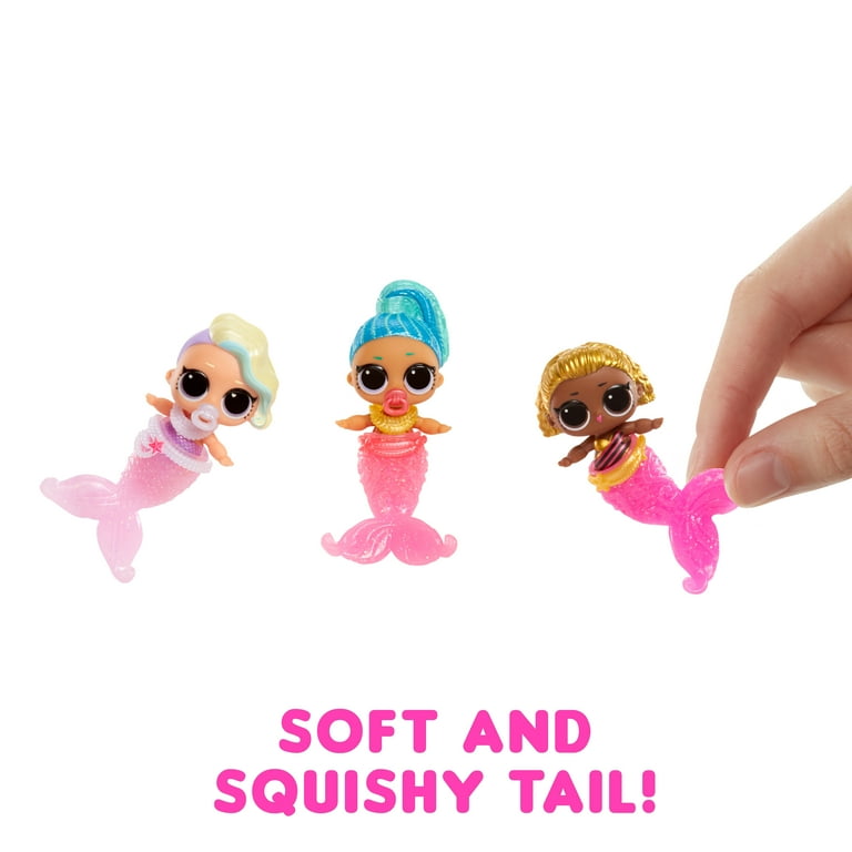 LOL Surprise Mermaids Baby Sisters with Color Change Tail 8 Dolls to Collect Fashion Accessories Great Gift for Kids Ages 4