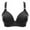 Black, variant on Lisbinx Plus Size Bras Woman's Fashion Plus Size Wire Comfortable Push Up Bra Underwear