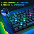 thumbnail image 4 of Redragon S107-BA Gaming Keyboard and Mouse Combo Wired membrane RGB LED Backlit Keyboard 3200 DPI Gaming Mouse, 4 of 7